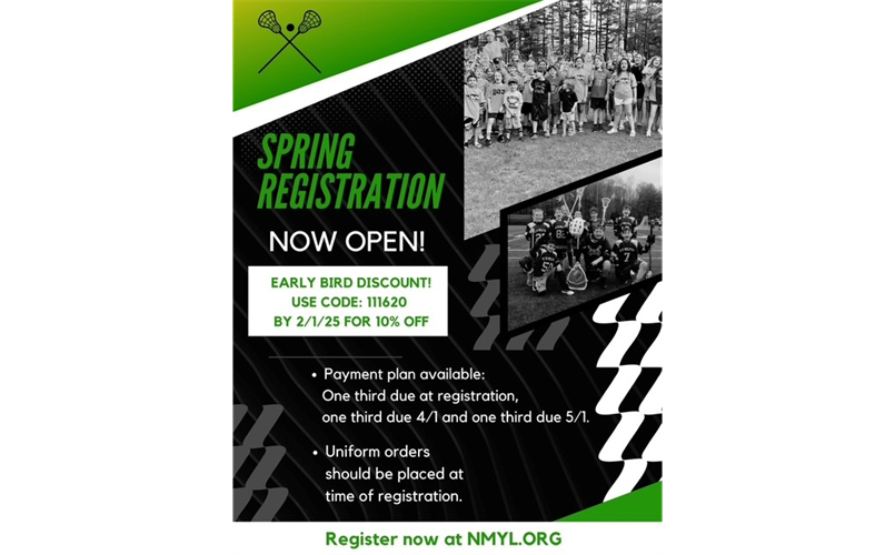 2025 Spring Registration Now Open!